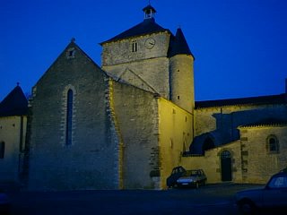 vue du transept sud, la nuit