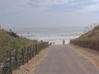 au bout de la route, la plage