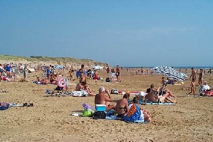 cliquez pour descendre sur la plage